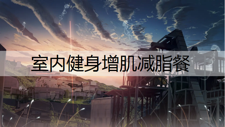室内健身增肌减脂餐