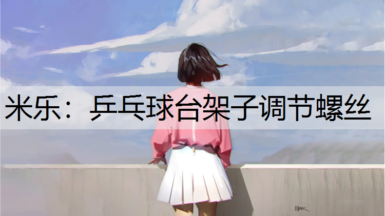 乒乓球台架子调节螺丝