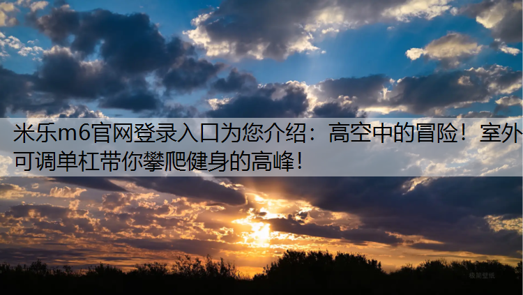 高空中的冒险！室外可调单杠带你攀爬健身的高峰！